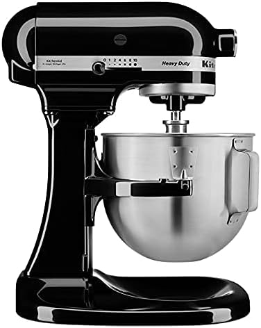 KitchenAid  5KPM5EOB Planetaria 4.8 L , MD315W Heavy Duty Sollevamento ciotola, Motore a presa diretta; Dim 50X31X40 Onyx Black