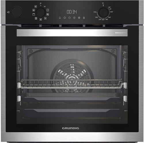 Grundig GEBD19301B Forno multifunzione con cottura a vapore, sbrinamento, guide telescopiche