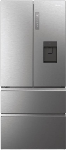 Haier HFW7819EWMP Frigorifero Side by Side 537 L No Frost Classe E Platino, Stainless steel