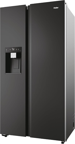 Haier Side by Side 90 SERIE 7 HSW79F18DIPT Frigorifero congelatore/XXL Contenuto utile/Total No Frost/Acqua & Ghiaccio/HOn App/Daylight/HumidityZone/Inverter Compressore/Nero