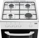 Beko CSG42001FW Cucina a Gas 4 Fuochi Forno a Gas Larghezza x Profondità 50x50 cm con Coperchio colore Bianco