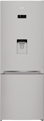 Beko RCNE560E40DSN Frigorifero Combinato Classe energetica E Capacità 352 Litri No Frost Dispenser Acqua colore Silver