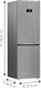 Beko B5RCNE365HXB Frigorifero Combinato 316 L No Frost Classe D Metallico