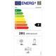 Beko BCS28KFSN Frigorifero con congelatore da incasso cm. 54 h. 178 - 271 lt.